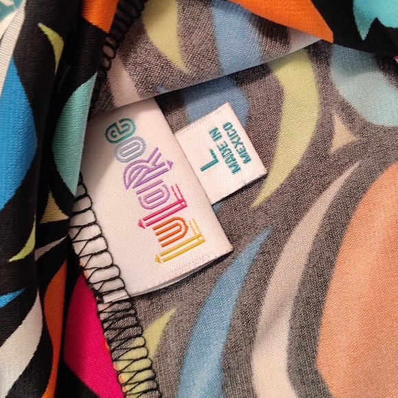 DONATING 9/17 Lularoe Stretch Maxi Groovy Skirt Size large - Picture 3 of 3